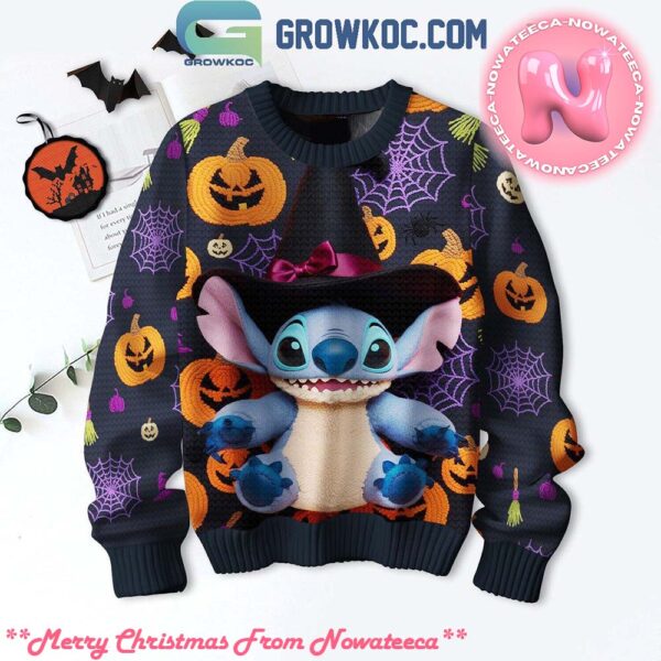 Stitch Happy Halloween Ready To Be Spooky Ugly Christmas Sweater Gift For Holiday