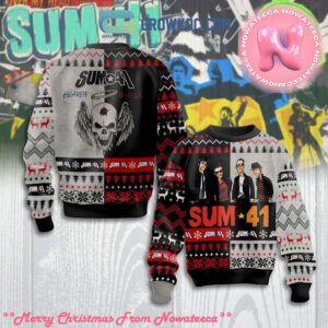 Sum 41 Heaven Hell Ugly Christmas Sweater Gift For Holiday