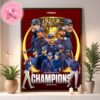 Congrats To Team USA Has Been Winner The 2024 President Cup Champions Home Decor Poster Canvas