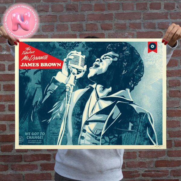 The Fabulous James Brown We Got To Change Get Dow To The Superbad Sound Home Decor Poster Canvas