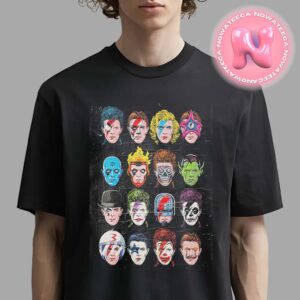 The Floating Heads Of David Bowie By Billy The Butcher Unisex T-Shirt