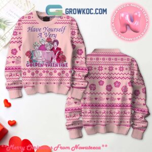 The Golden Girls Golden Valentine Ugly Christmas Sweater Gift For Holiday