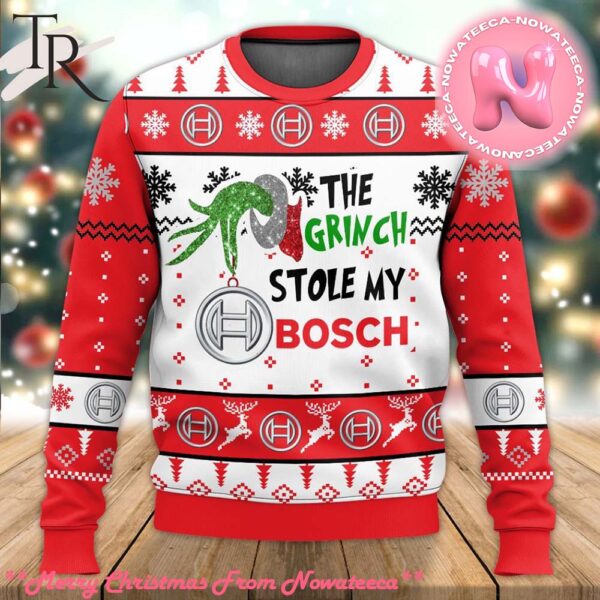 The Grinch Stole My Bosch Ugly Sweater Gift For Men And Women