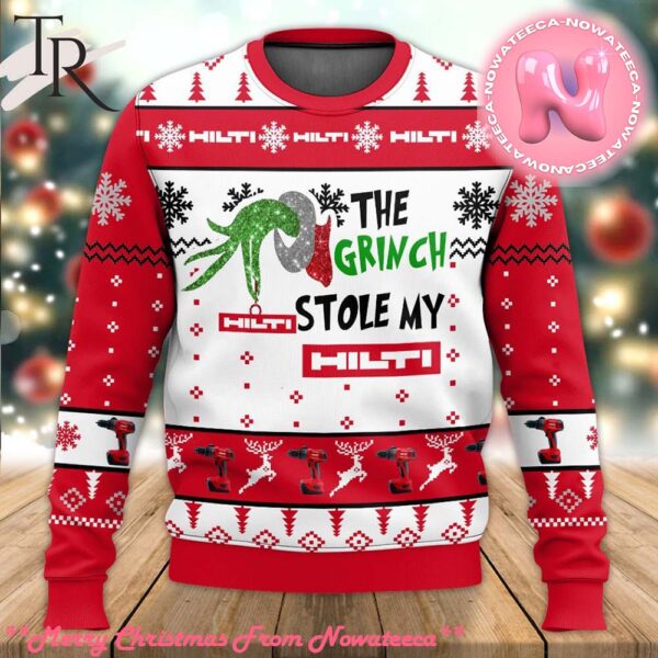 The Grinch Stole My Hilti Ugly Sweater Gift For Men And Women