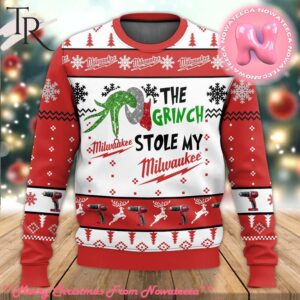 The Grinch Stole My Milwaukee Ugly Sweater Gift For Men And Women