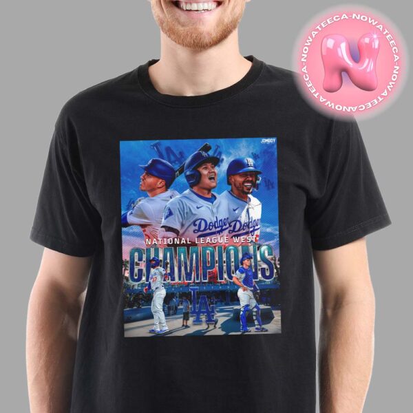 The Los Angeles Dodgers Are Al West Champions MLb 2024 Season 11th Time In 12 Years Unisex T-Shirt