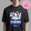 New York Yankees Clinched 2024 MLB Post Season Unisex T-Shirt