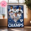 The New York Yankees Have Won The AL East For The 21st Time 2024 MLB Season Home Decor Poster Canvas