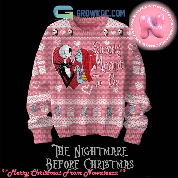 The Nightmare Before Christmas Valentine Ugly Christmas Sweater Gift For Holiday