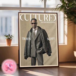 The Provocateur Issue 2024 Travis Scott Home Decor Poster Canvas