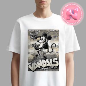 The Vandals Live Show Music Concert Poster For Central Florida Fairgrounds In Orlando FL On September 14th 2024 Unisex T-Shirt