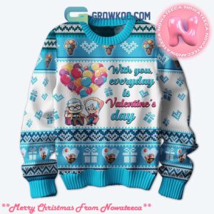 Up Movies Valentine’s Day Ugly Christmas Sweater Gift For Holiday