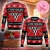 Van Halen Band Photo Xmas Wreath Detail Gifts 2024 Ugly Christmas Sweater