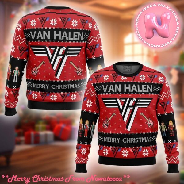 Van Halen Big Logo Ugly Christmas Sweater