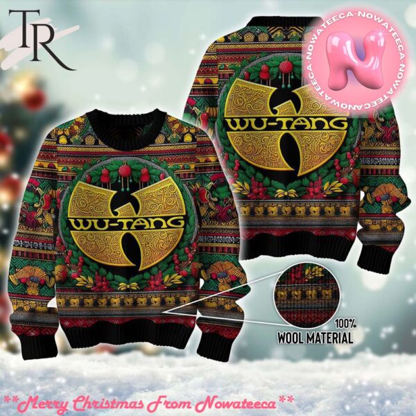 WuTang Clan Ugly Sweater 100 Wool Material Gift For Men And Women