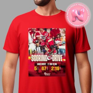 Xavier Worthy Form Kansas City Chiefs Taken Scoring Drive 21 Yard TD Run In NFL Season Unisex T-Shirt