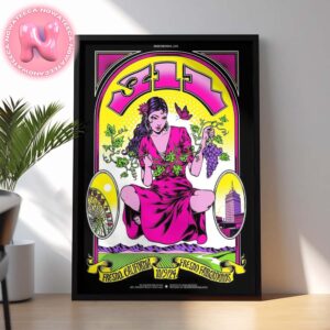 311 Live Show Concert Music Poster For Fresno Fairgrounds In Fresno Califonia On October 9th 2024 Home Decor Poster Canvas