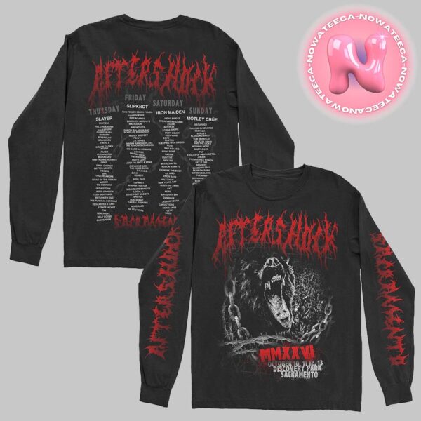 Aftershock Festival 2024 Angst Unisex T-Shirt Long Sleeve