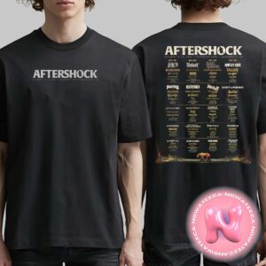 Aftershock Festival 2024 Discovery Park Sacramento CA Two Sides Unisex T-Shirt