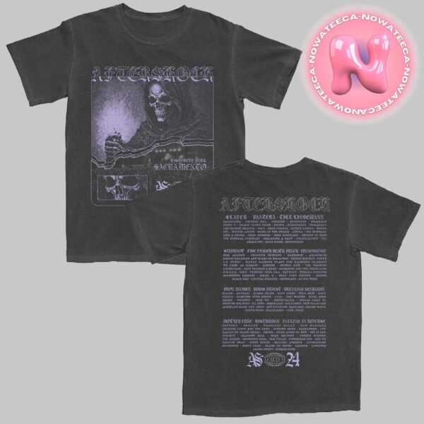 Aftershock Festival 2024 Novel Sacramento Tour Dates Merch Tee Two Sides Unisex T-Shirt