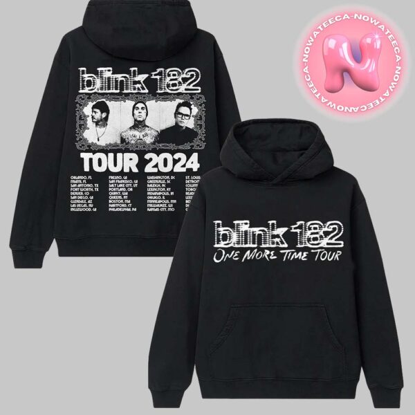 Blink 182 One More Time World Tour Dates 2024 Unisex T-Shirt Hoodie