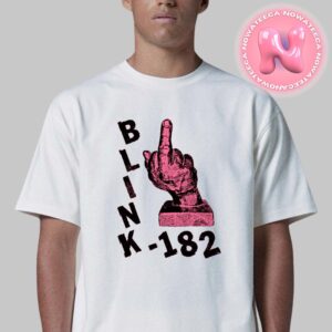 Blink 182 Pink Middle Finger Unisex T-Shirt