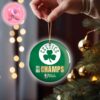 Al Horford Boston Celtics Autographed 2024 NBA Finals Champions Wilson Collectors Edition Basketball Christmas Tree Decorations Ornament