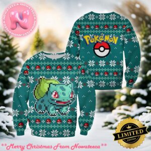 Bulbasaur Pokemon Ugly Christmas Sweater Xmas Gift For Holiday