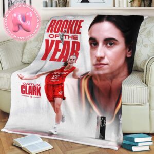 Caitlin Clark From Indiana Fever Has Been Rookie Of Year WNBA 2024 Blanket