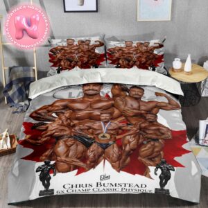 Chris Bumstead Winner 6x Champ Classic Physique Olympia 2024 Bedding Set