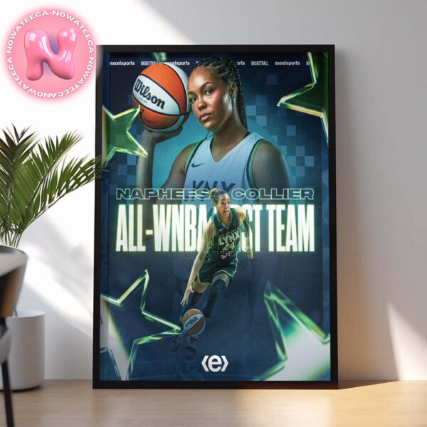 Congrats Napheesa Collier From Minnesota Lynx On Being Selected To The All WNBA 1st Team Home Decor Poster Canvas