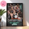 Congrats To New York Liberty Winner The 2024 WNBA Champions Home Decor Poster Canvas