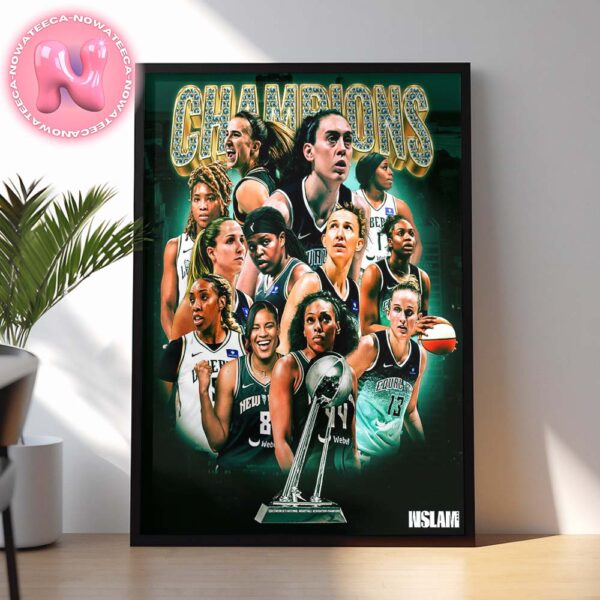 Congrats To New York Liberty Winner The 2024 WNBA Champions Home Decor Poster Canvas