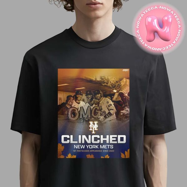 Congrats To New York Mets Clinched 1st 2024 MLB Postseason Appearance Since 2022 Unisex T-Shirt