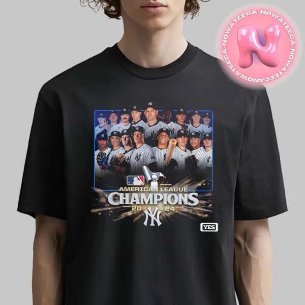 Congrats To New York Yankees Has Been Winner 2024 American League Champions Clinched MLB World Series 2024 Unisex T-Shirt