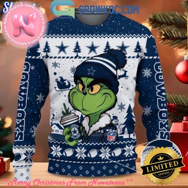 Dallas Cowboys Grinch Stolen Christmas 2024 Grinchmas Gift For Family Ugly Christmas Sweater