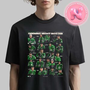 Dallas Stars Announce 2024-25 Season Opening Night Roster Poster Unisex T-Shirt