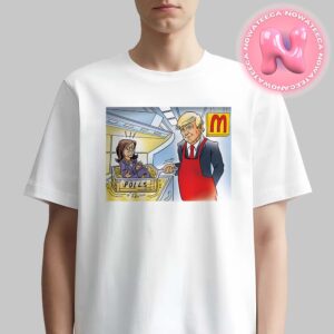 Donald Trump x McDonalds Choking The Kamala Harris Art Unisex T-Shirt