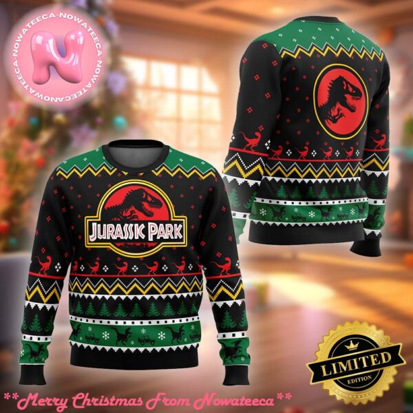 Ethics of Cloning Jurassic Park Ugly Christmas Sweater