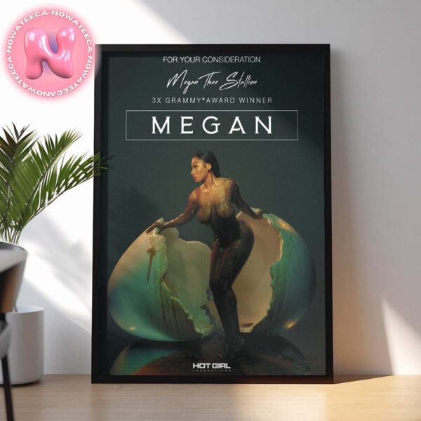 Megan Three Stallion 3x Grammy Award Winner For Your Consideration Banner For The 2025 Grammys Home Decor Poster Canvas