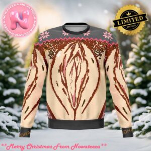 Good Puy Vagina Paiting Funny Christmas Ugly Sweater 2024