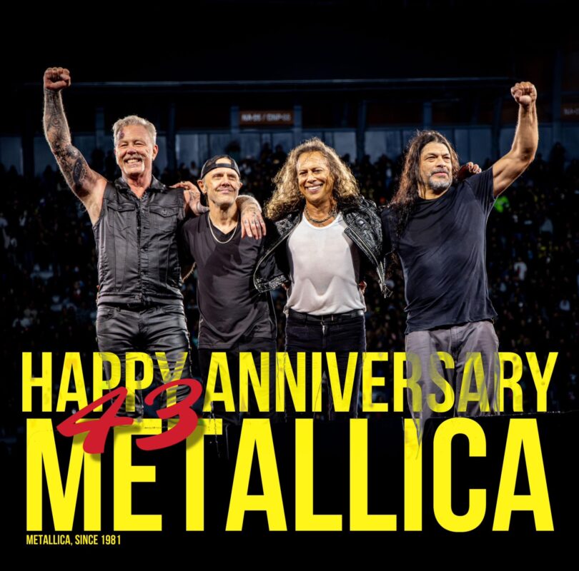 Happy Anniversary 43 Metallica