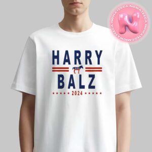 Harry BALZ Funny Campaign Harris And Walz Democrat 2024 Unisex T-Shirt