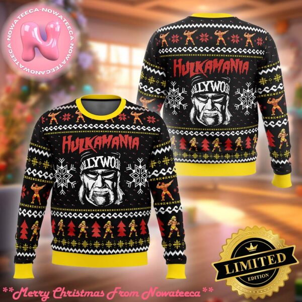 Hulkamania Hulk Hogan Ugly Christmas Sweater