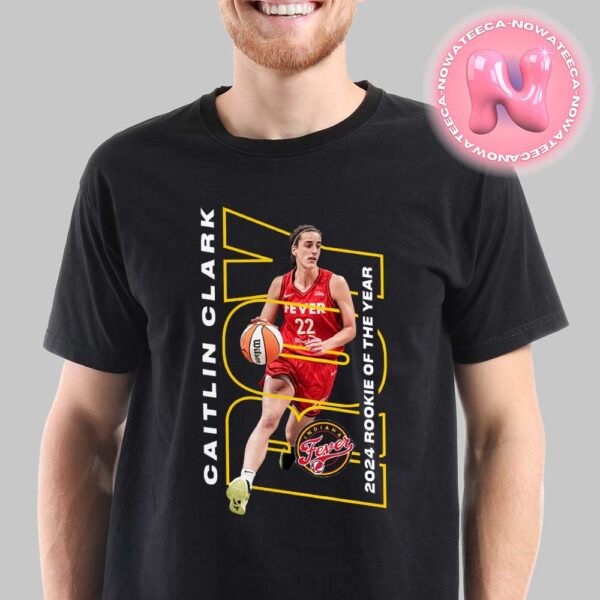 Indiana Fever Caitlin Clark 2024 WNBA Rookie Of The Year Unisex T-Shirt