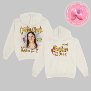 Indiana Fever Caitlin Clark Playa Society Cream 2024 WNBA Rookie Of The Year Pullover Hoodie Unisex T-Shirt