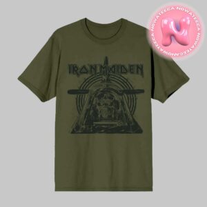 Iron Maiden Aces High Olive 40th Anniversary Unisex T-Shirt