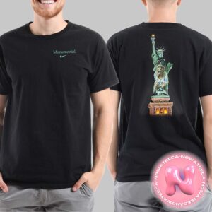 Jonquel Jones Nike Monumental Statue Of Liberty New York Liberty 2024 WNBA Champions Two Sides Unisex T-Shirt