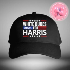 Kamala Harris Shirt White Dudes For Harris 2024 Classic Cap Hat Snapback