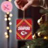 Kansas City Chiefs NFL Mascot Christmas Tree Decorations Ornament Christmas Tree Decorations Ornament